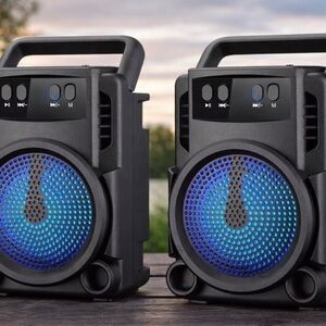 Greatnice 3” Portable Bluetooth Speakers Set of 2